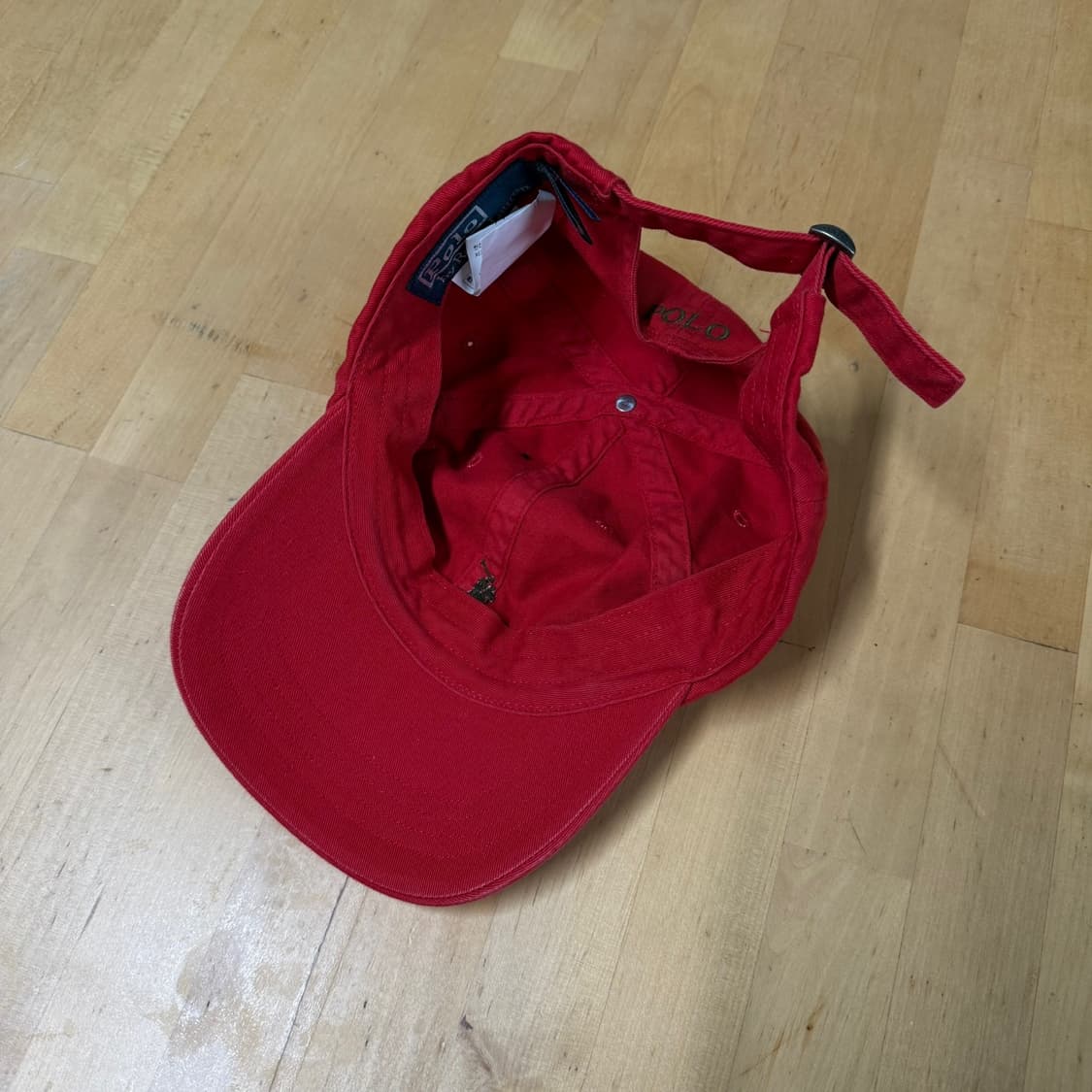 폴로 랄프로렌 레드 볼캡 모자 상품이미지4