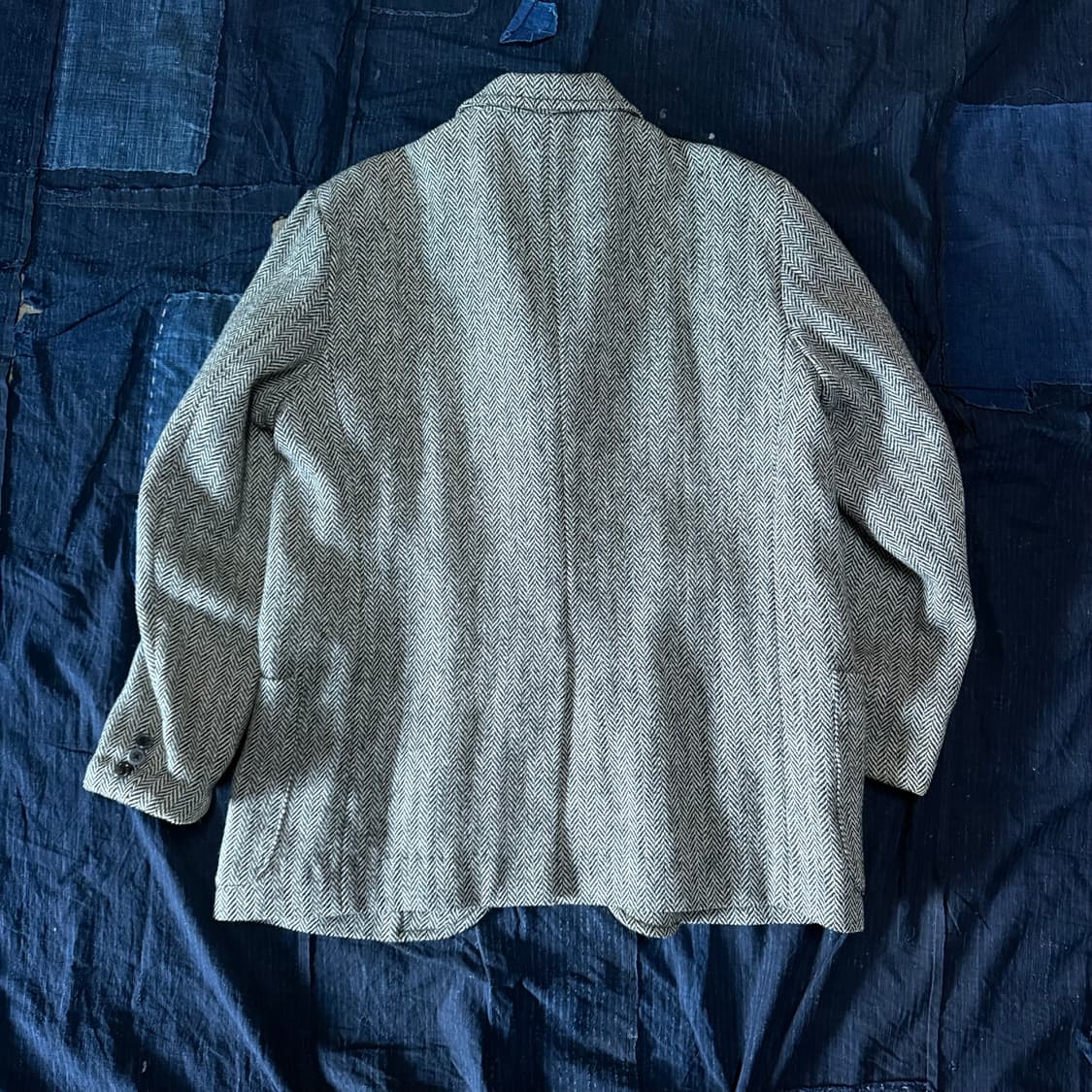 90‘s 빈티지 헤링본 트위드 울 자켓 L 상품이미지6