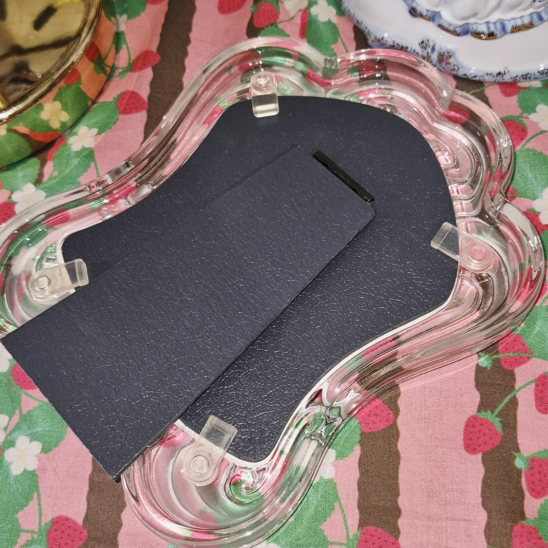 80s 미국 미카사 크리스탈 하트 엔틱 액자 상품이미지9