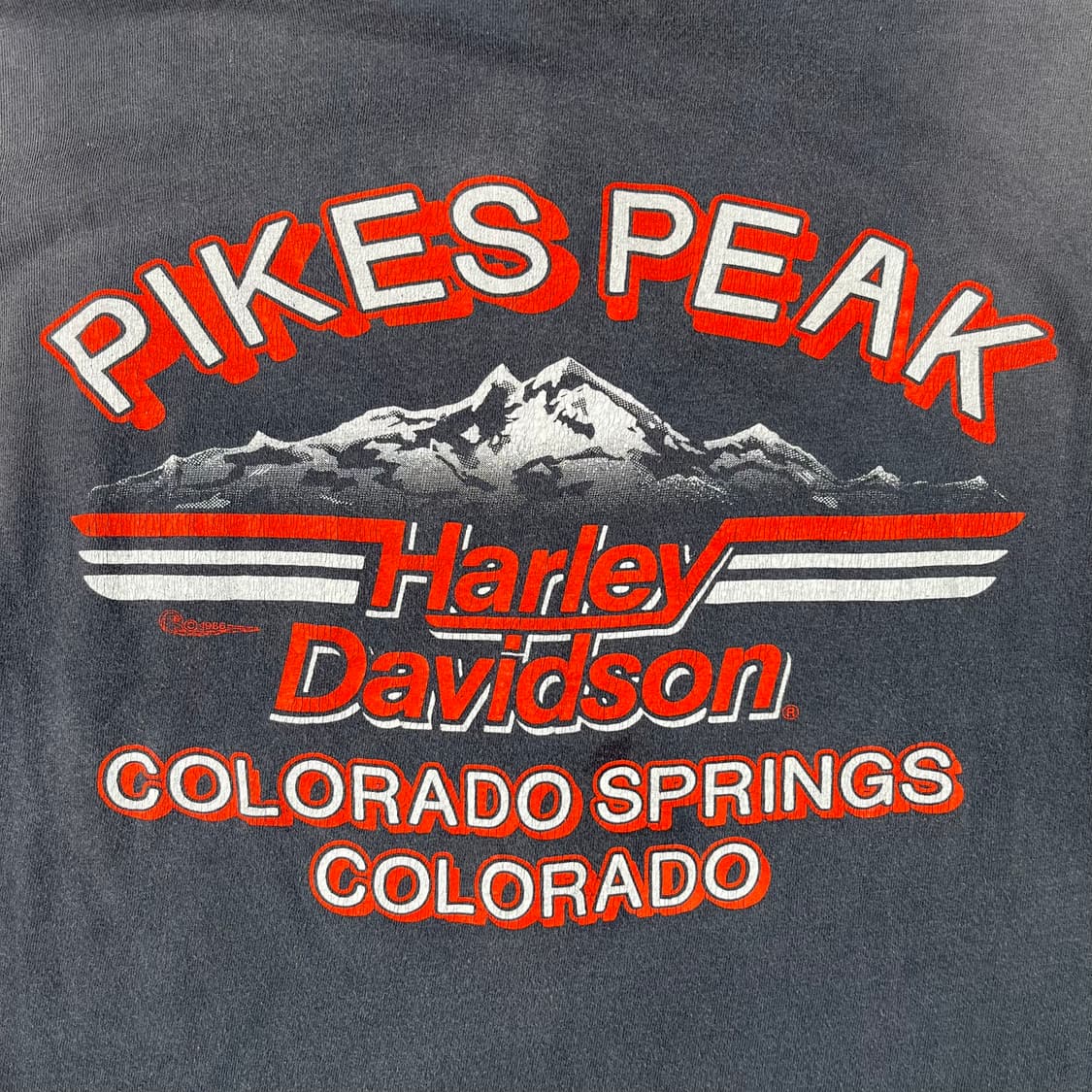 빈티지 할리데이비슨 Pikes Peak 반팔 상품이미지7