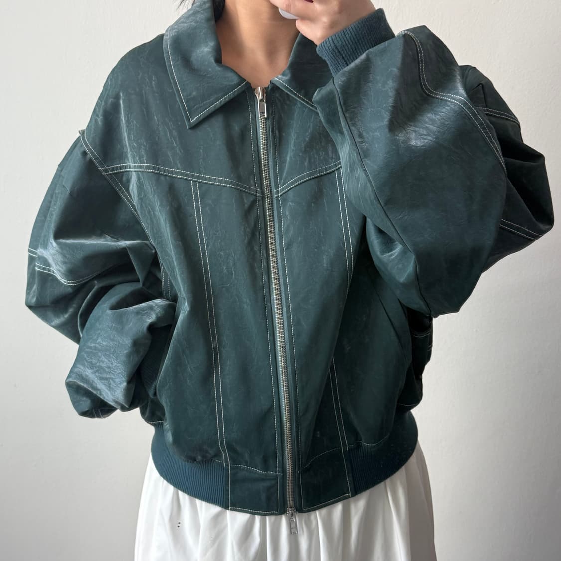 바이퍼 절개 스티치 자켓 상품이미지1