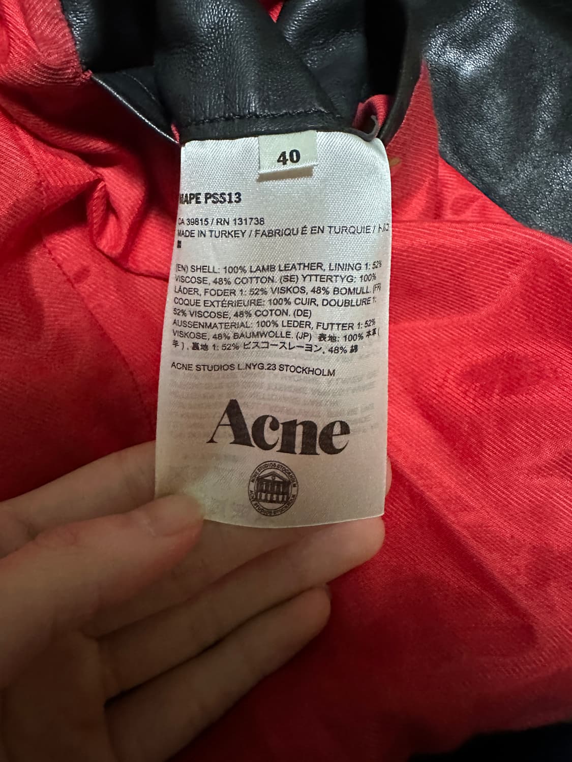 아크네 스튜디오 map 13 jacket 상품이미지5