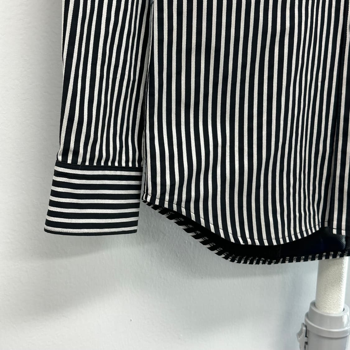 꼼데가르송 옴므플러스 패치워크 스트라이프 셔츠 상품이미지6