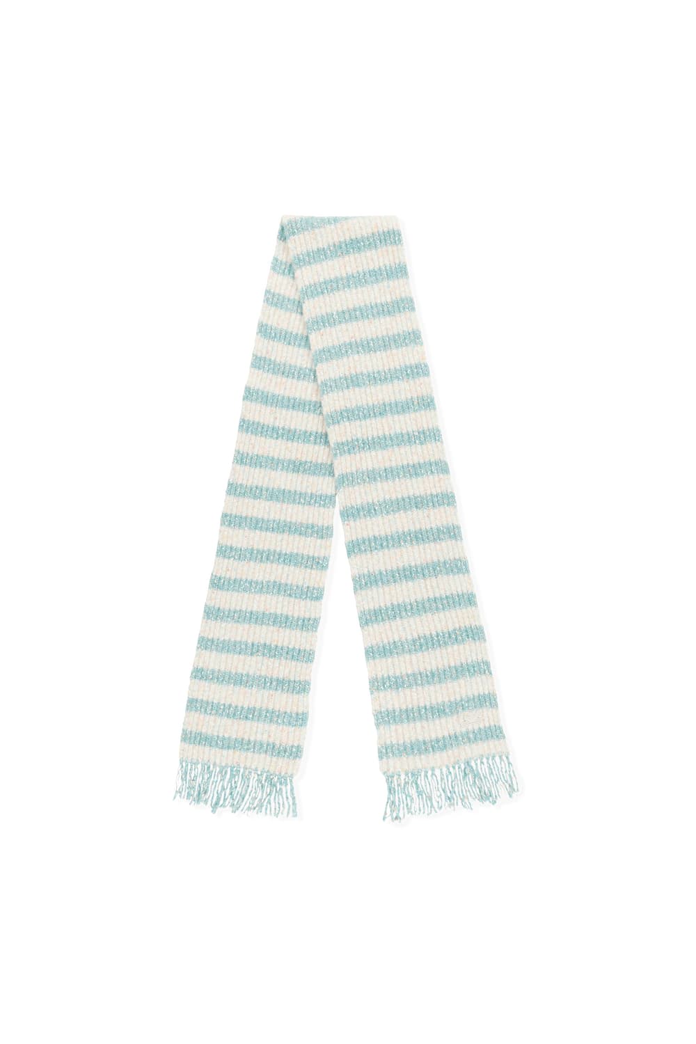 새상품 썬러브 메리 스트라이프 머플러 블루 상품이미지2