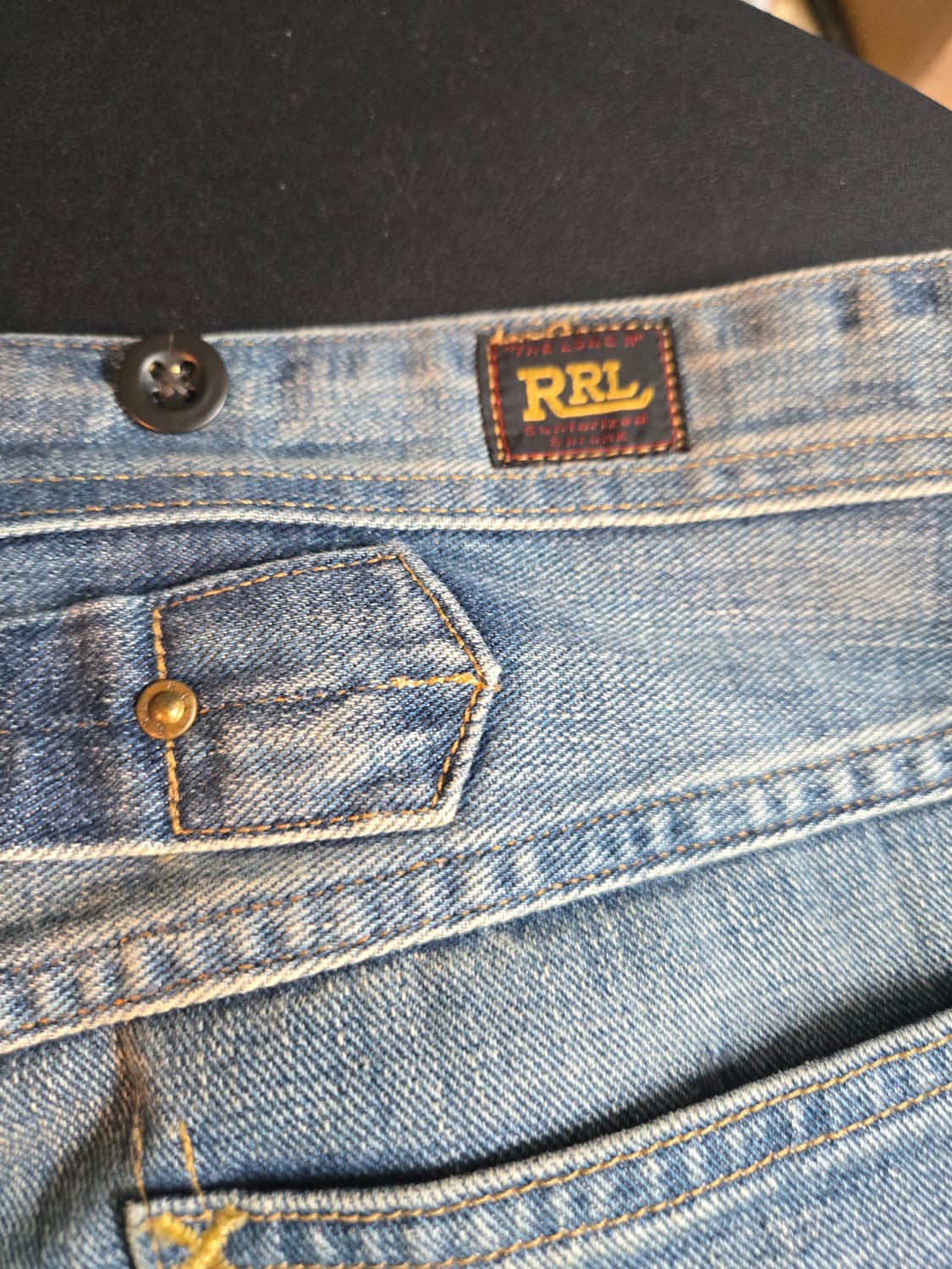 RRL  Slim Fit East-West Selvedge Jean 상품이미지5
