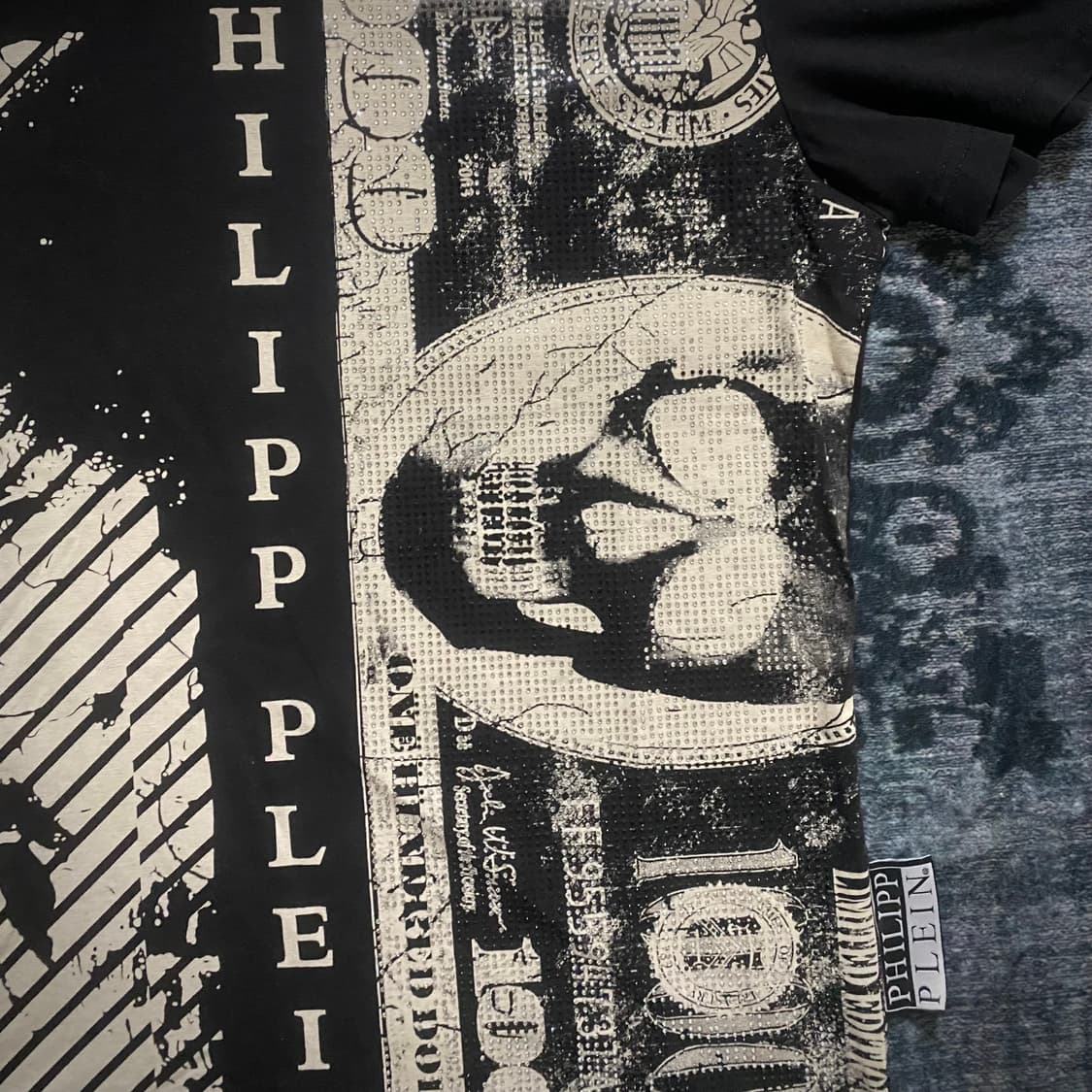 ‘Philipp Plein’ Skull Printing T-Shirt 상품이미지3