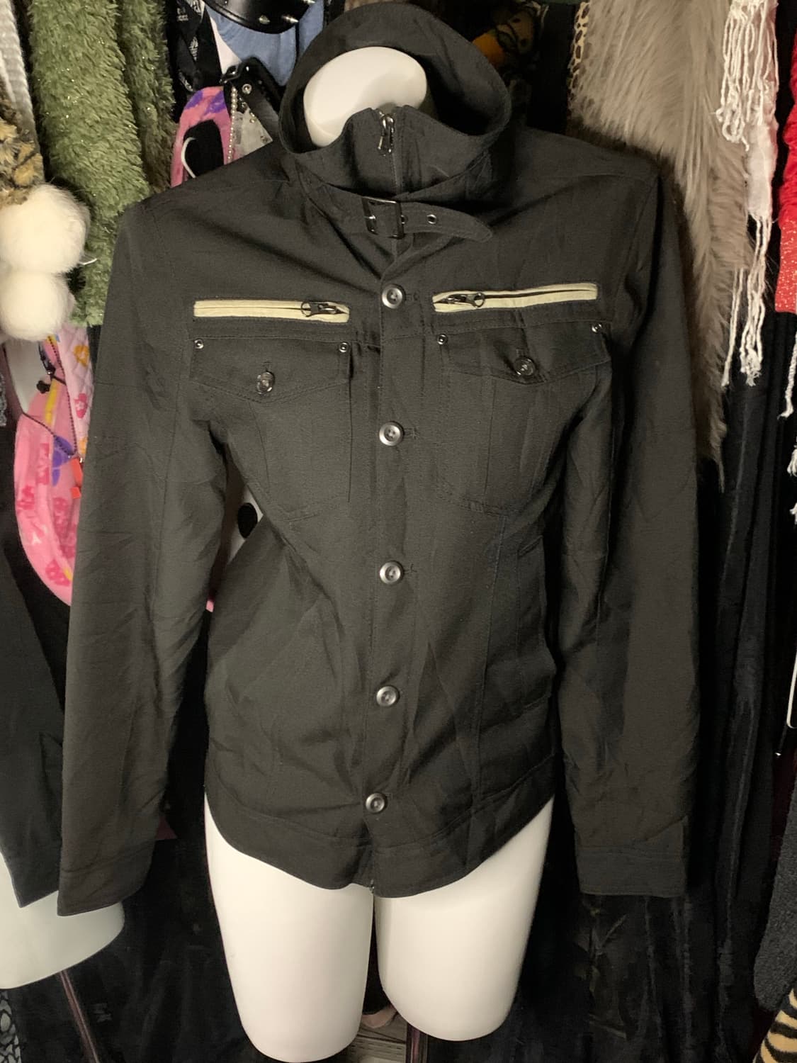 Vkei 펑크 버클 자켓 상품이미지1