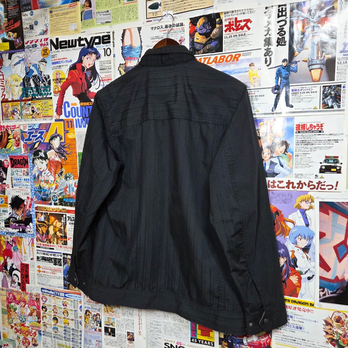 JPN 펑크 락시크 스트라이프 투포켓 셔츠 집업 상품이미지6