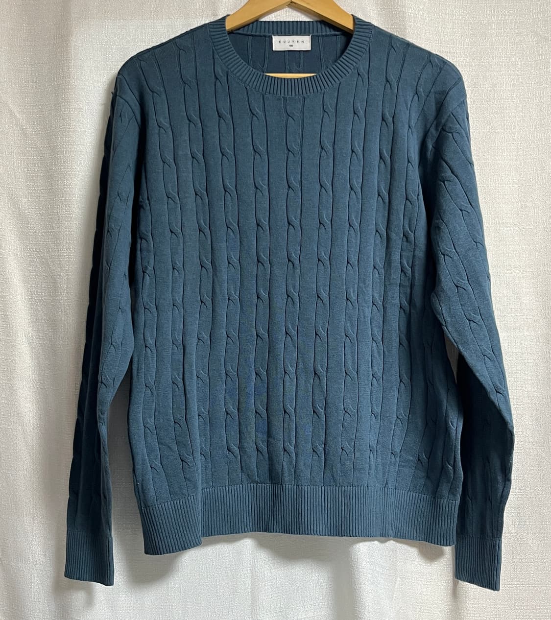 공용 KUJTEN 쿠즈텡 케이블 니트 100 사이즈  상품이미지1