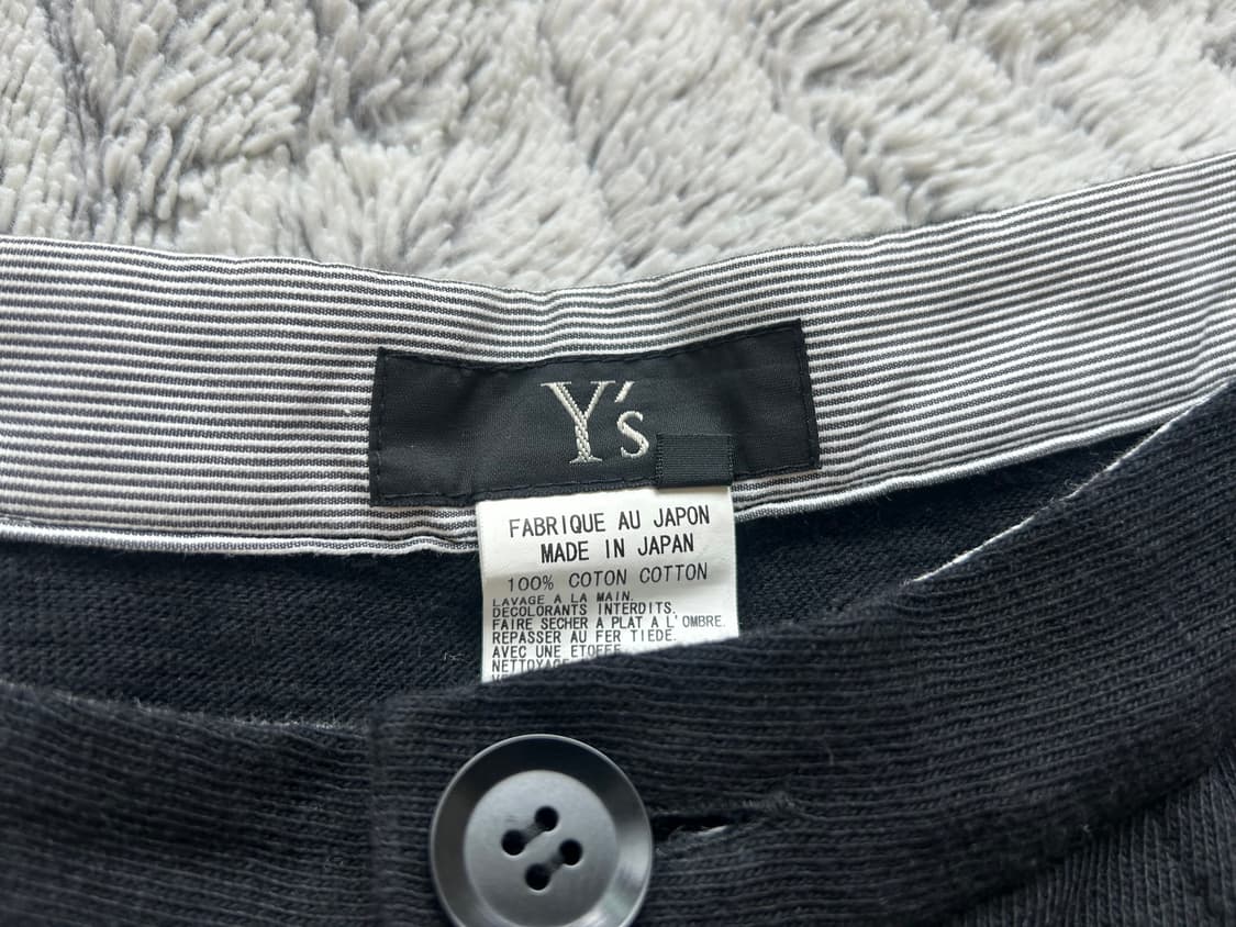 Yohji yamamoto Y's 비대칭 울 플랩 스커트 상품이미지3