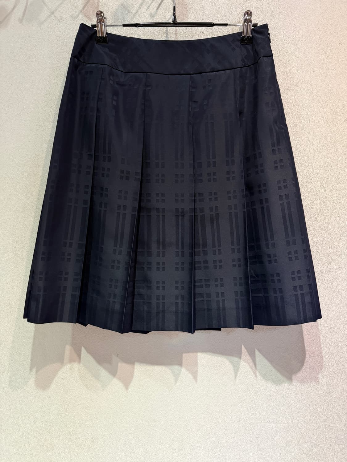  Old England Jacquard Skirt Navy (27.5) 상품이미지1