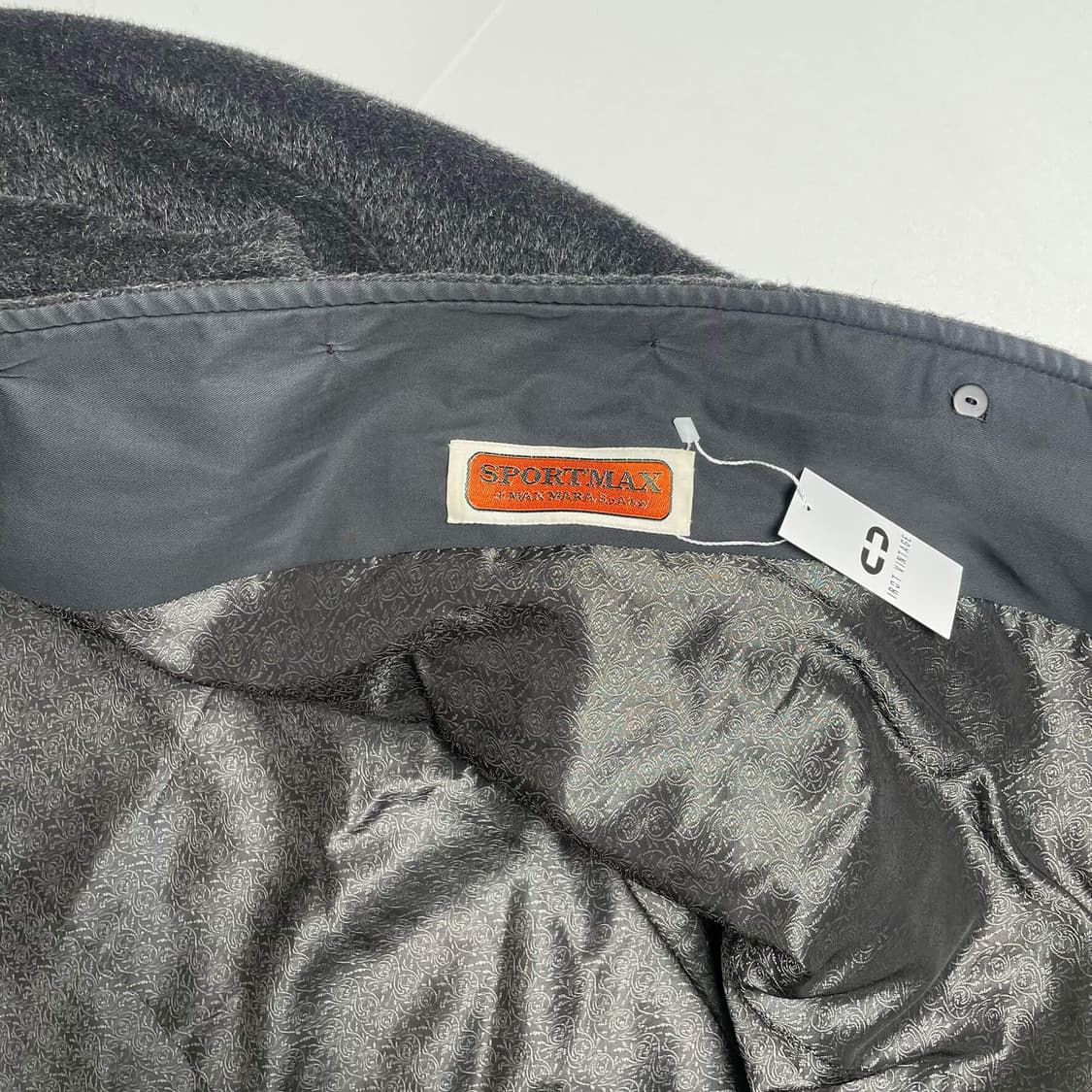 Old sportmax 헤어리 울 블렌드 코트 (italy)   상품이미지9