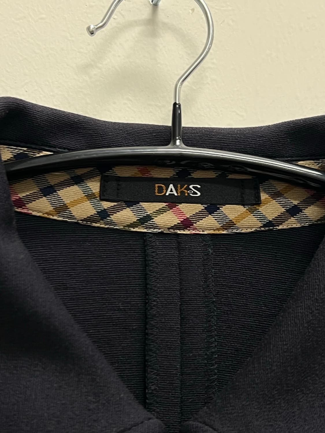 (100) 닥스 올드스쿨 울 블루종 집업 자켓 네이비 상품이미지4