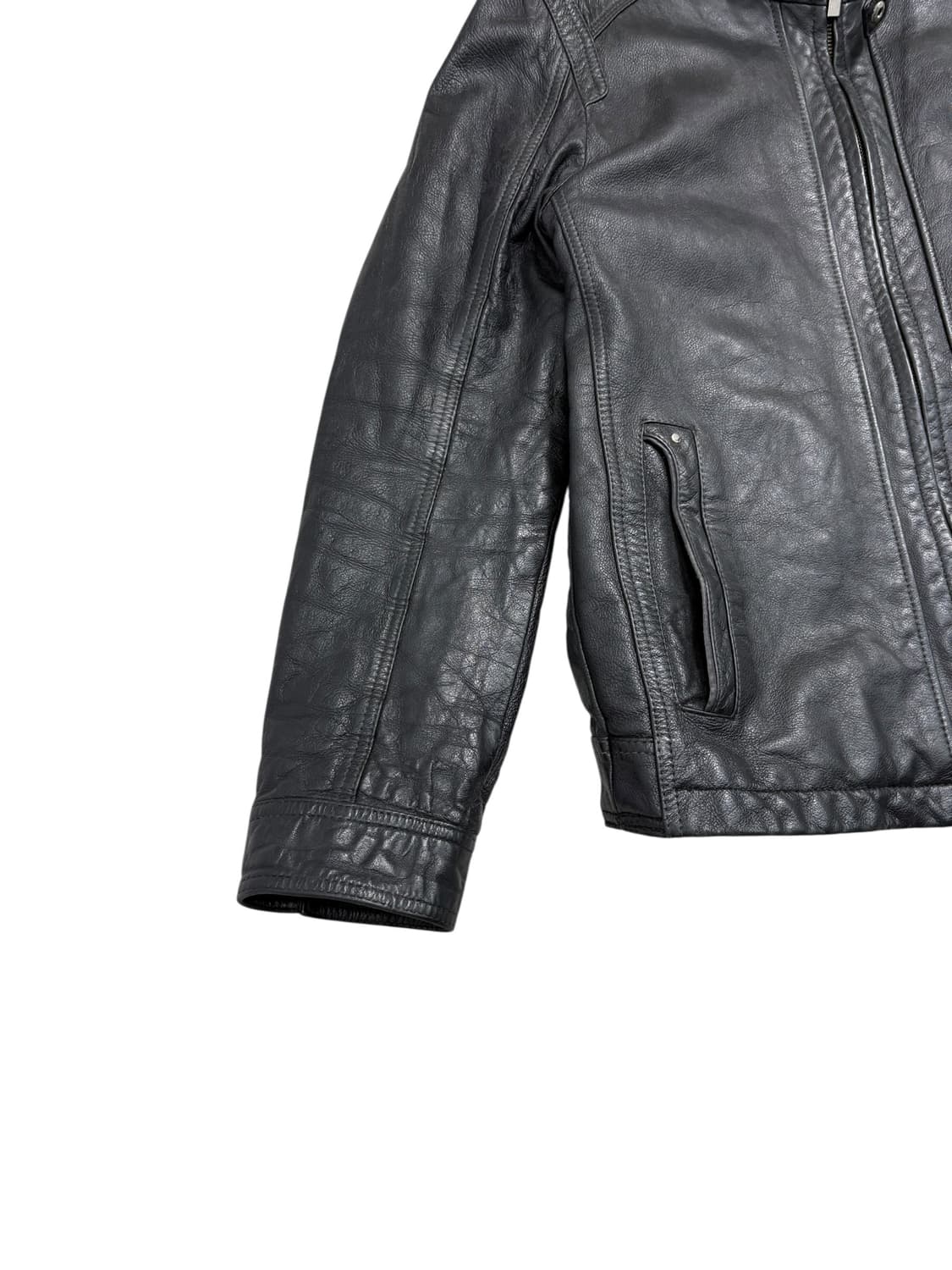 로스차일드 이태리 가죽 자켓 블랙 상품이미지3