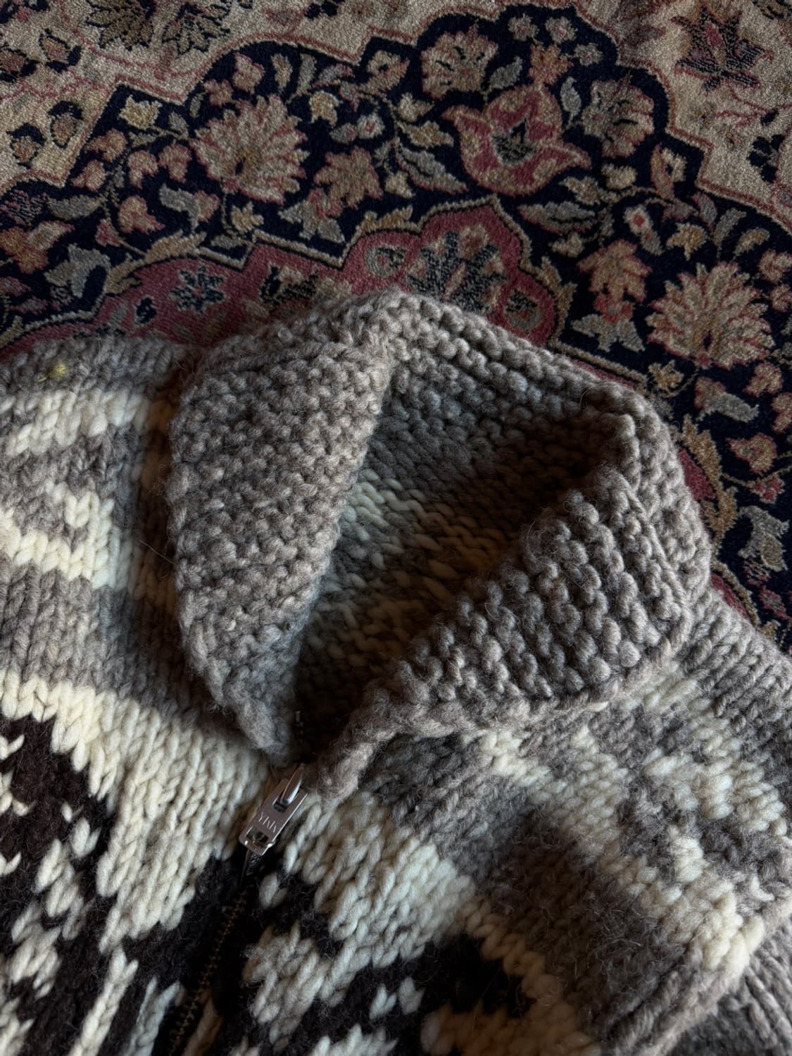 코위찬 짚업 가디건 95 상품이미지3