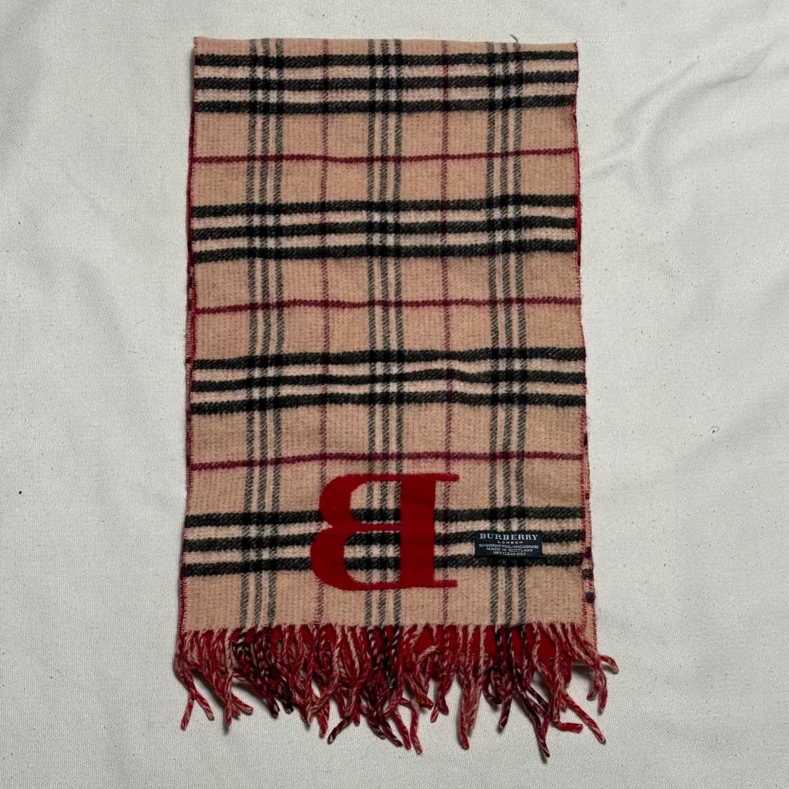 OS 버버리 노바체크 메리노울 캐시미어 머플러 상품이미지2