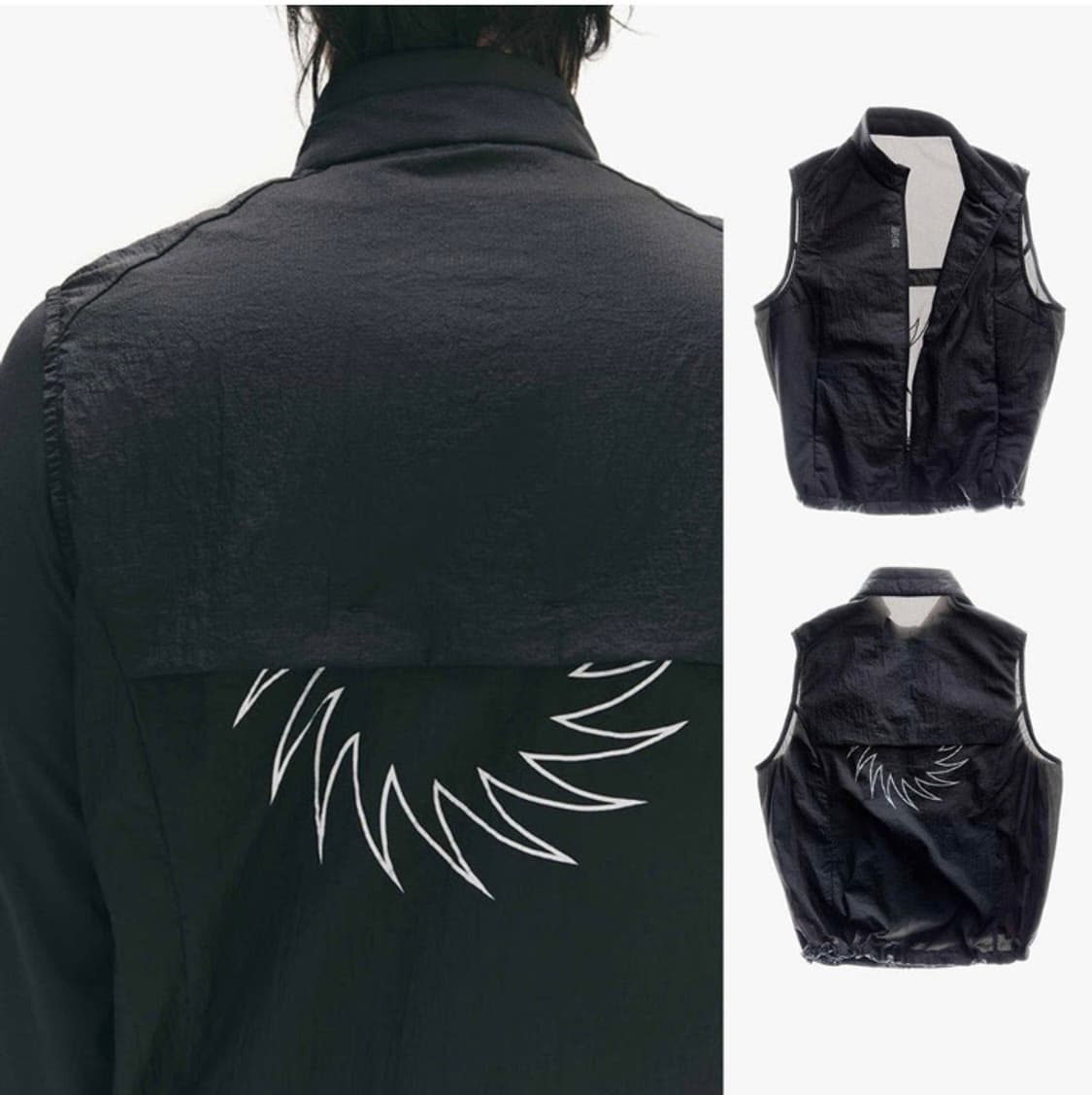 UVU 윈드프루프 질레 블랙 (방풍 조끼) 상품이미지2