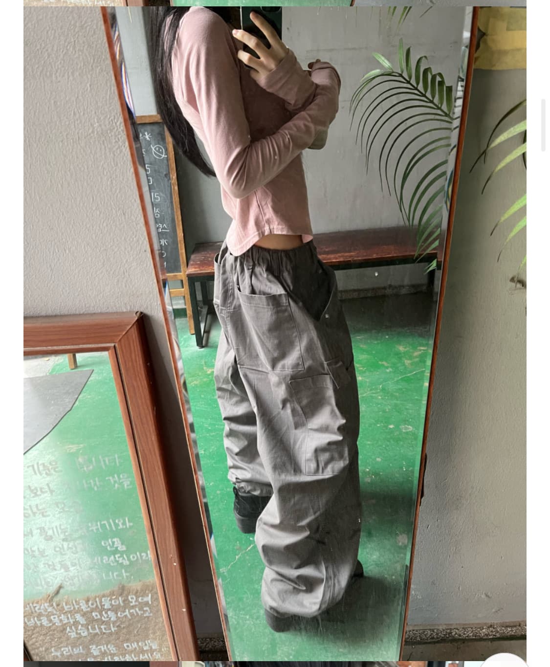 차콜 카고팬츠 상품이미지2