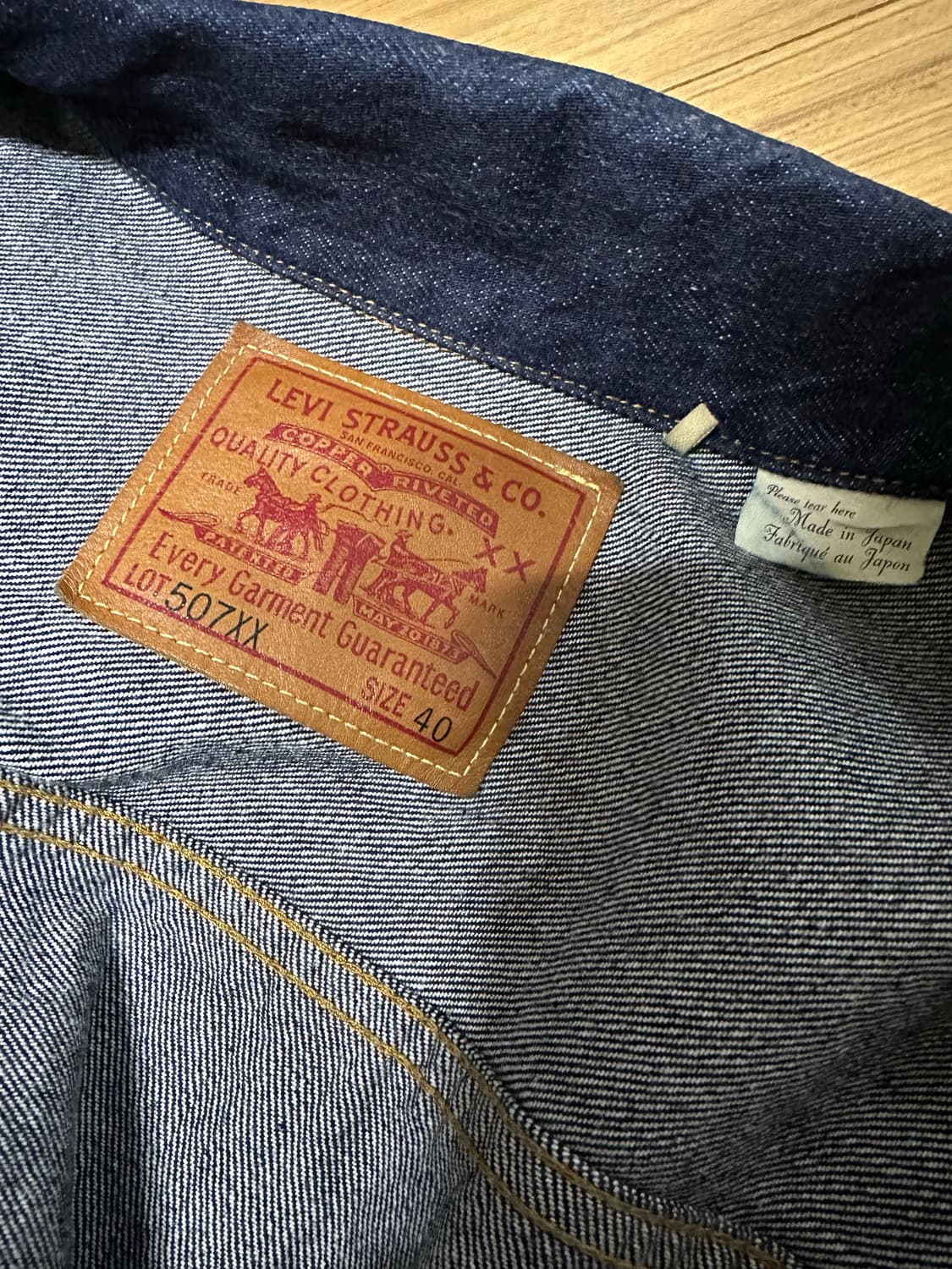 LVC 타입2 자켓 507XX 40사이즈 상품이미지5