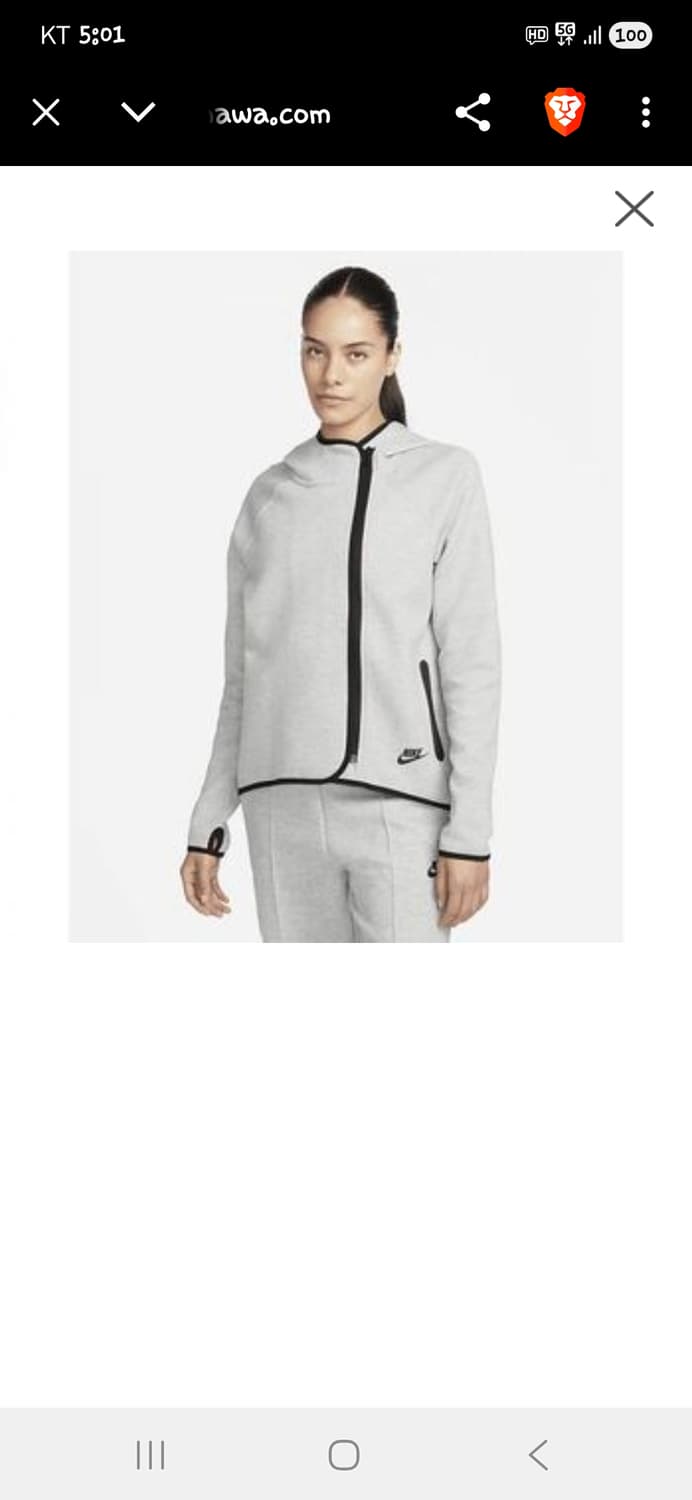 나이키 여성 테크플리스 케이프 후드집업 L 상품이미지6