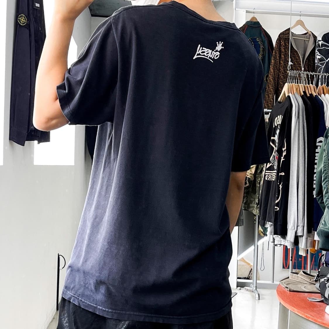 스투시 x 킹 파드 에어 브러시 베이비 티셔츠 상품이미지2