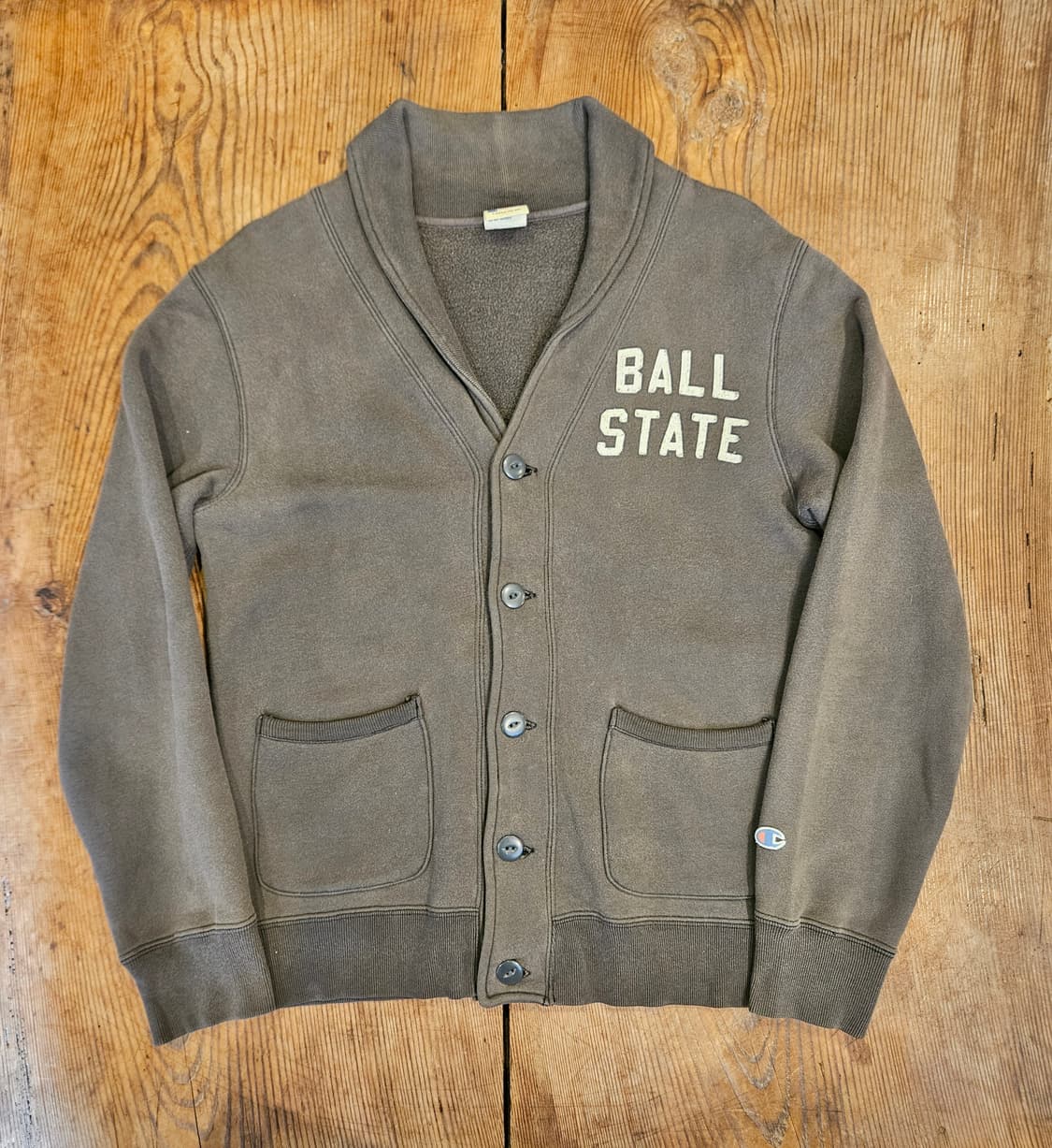 챔피언 코튼 쇼울 카라 가디건 상품이미지1