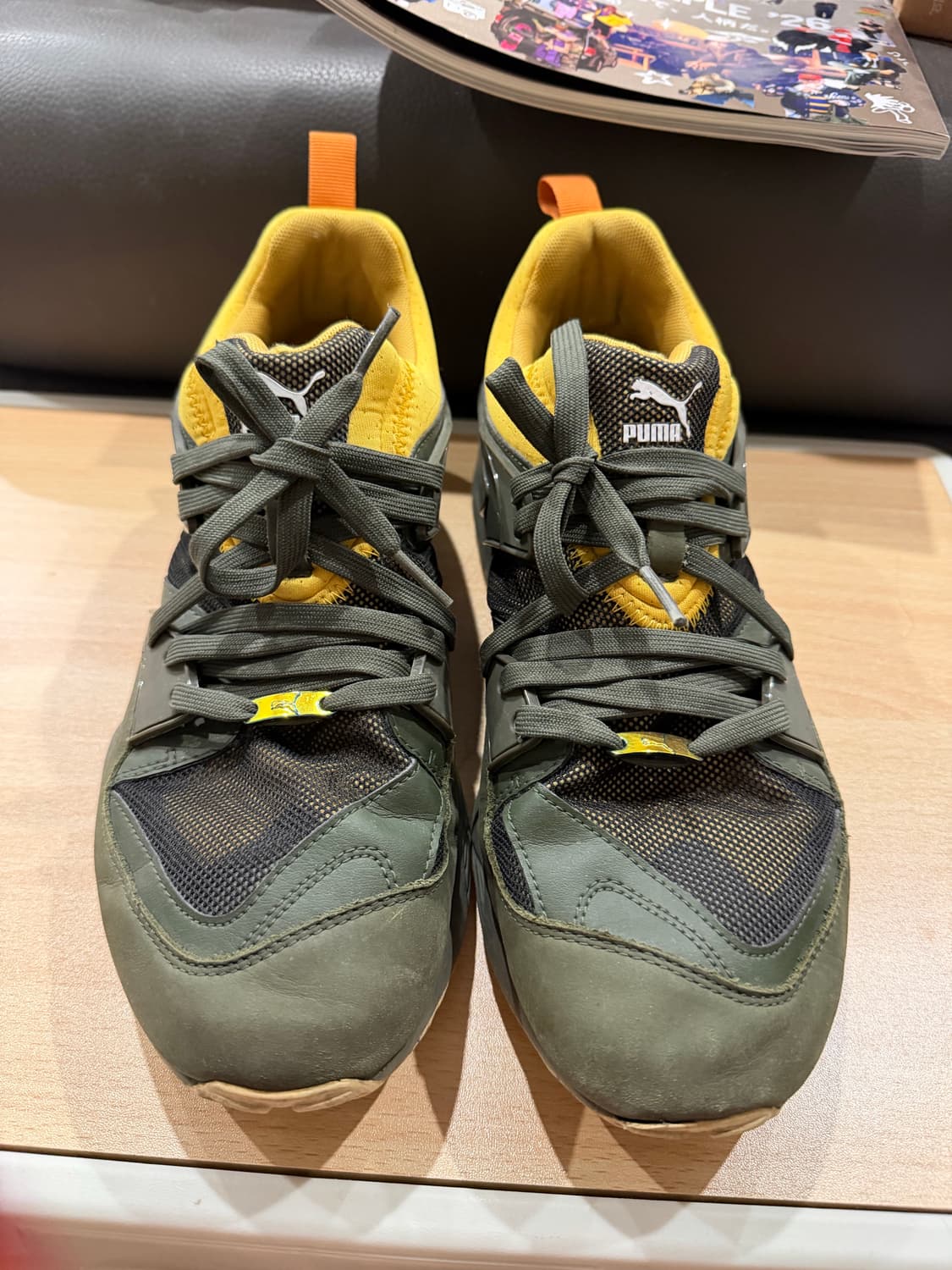푸마 Puma Blaze of Glory 운동화 올리브/옐로우 290 상품이미지1