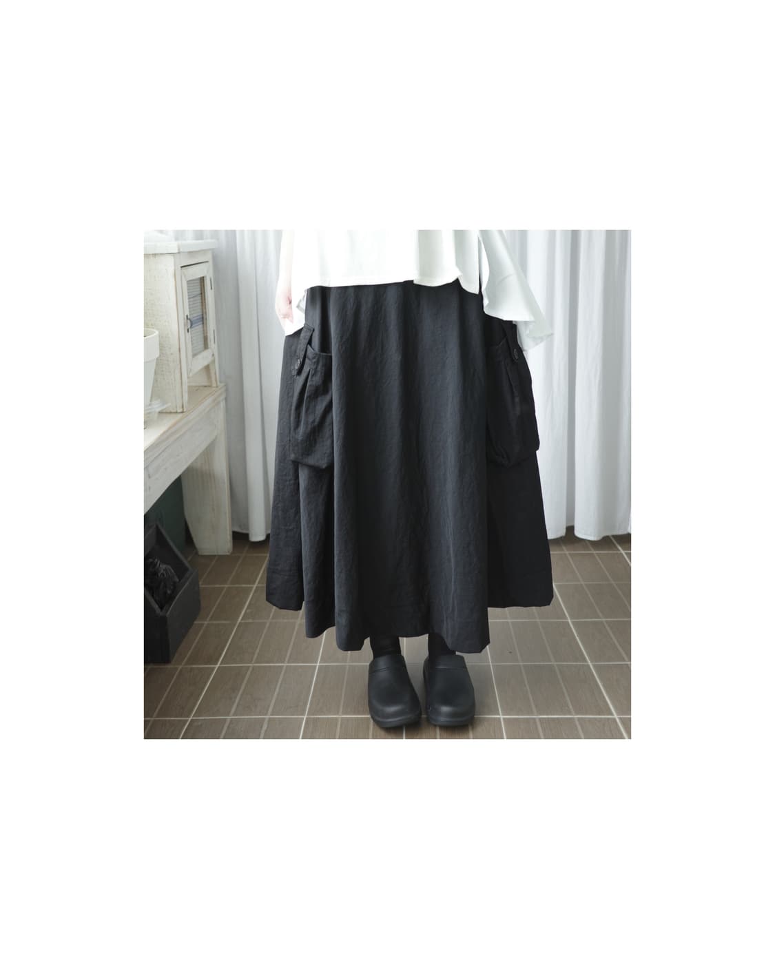 black cargo skirt 상품이미지3