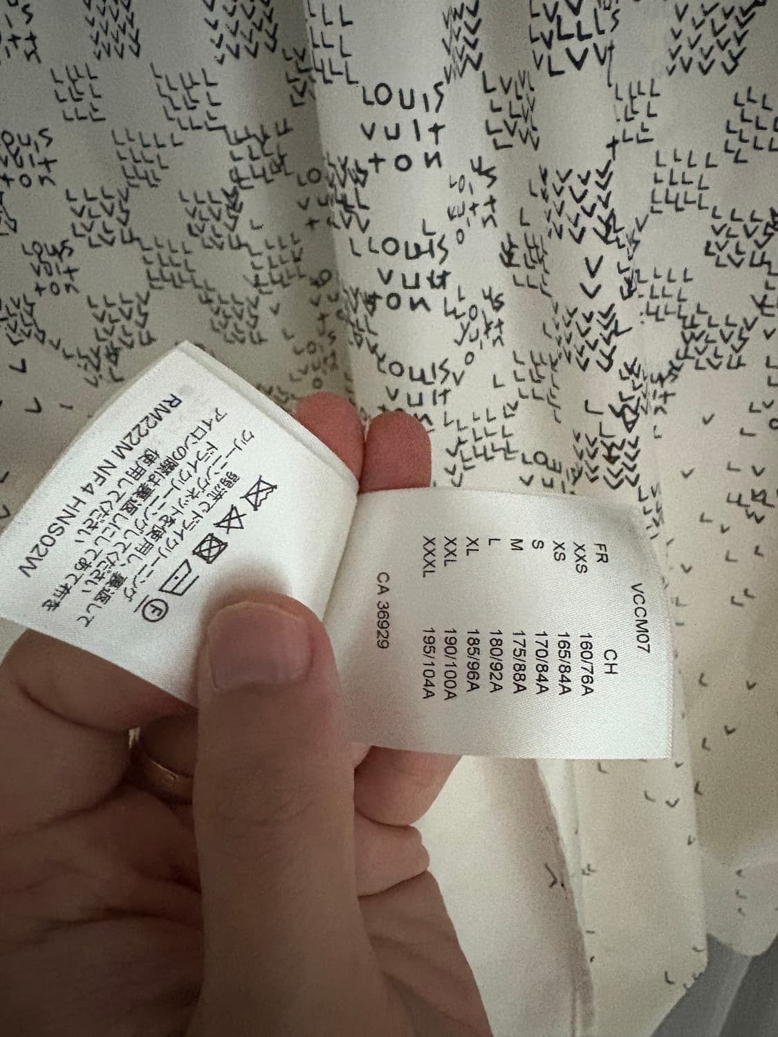 루이비통 후크 셔츠 L 상품이미지7