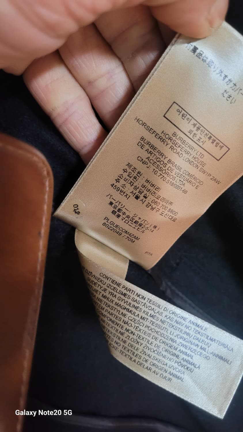 버버리 케시미어 코트 상품이미지5