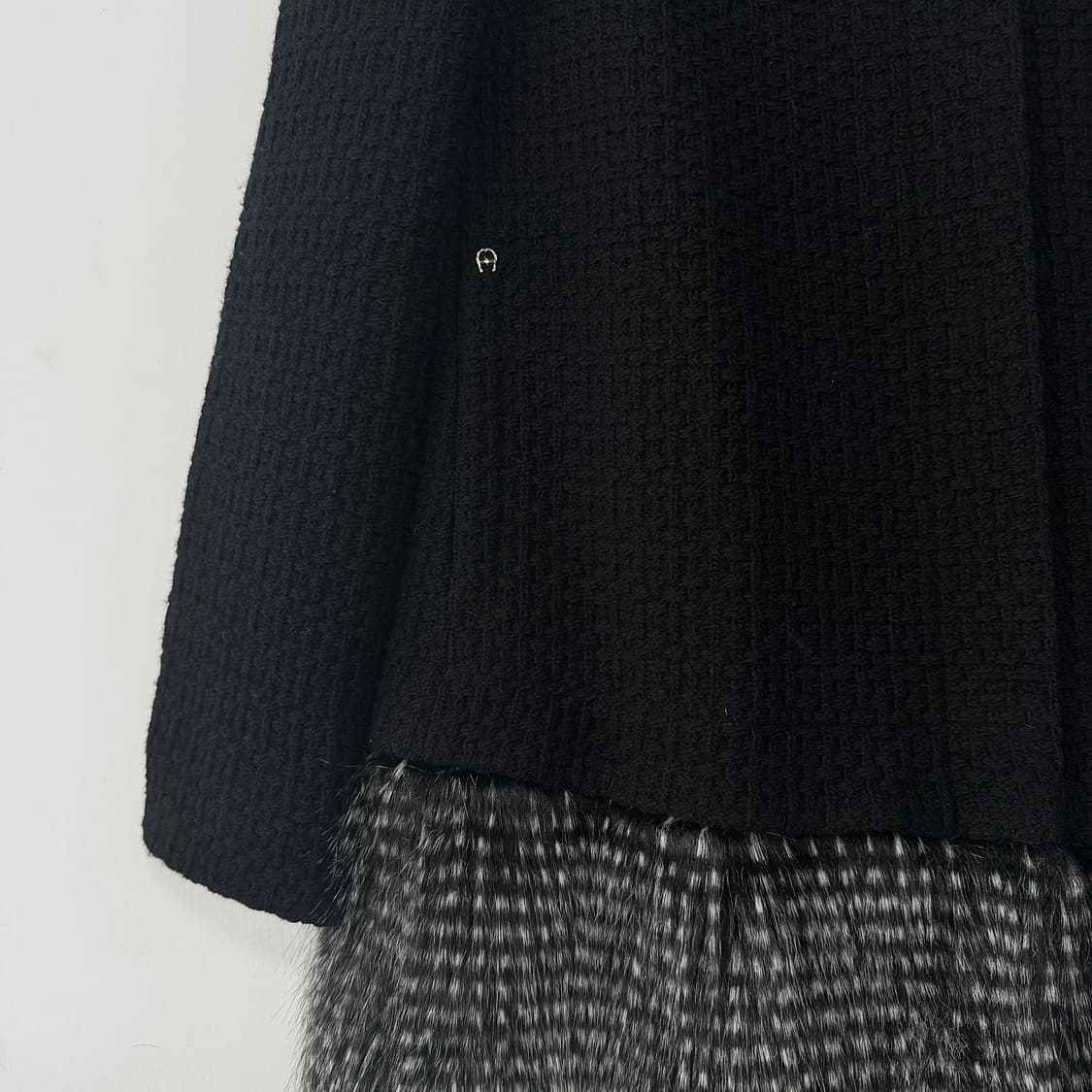 아이그너 텍스처 블록 트위드 코트 상품이미지3