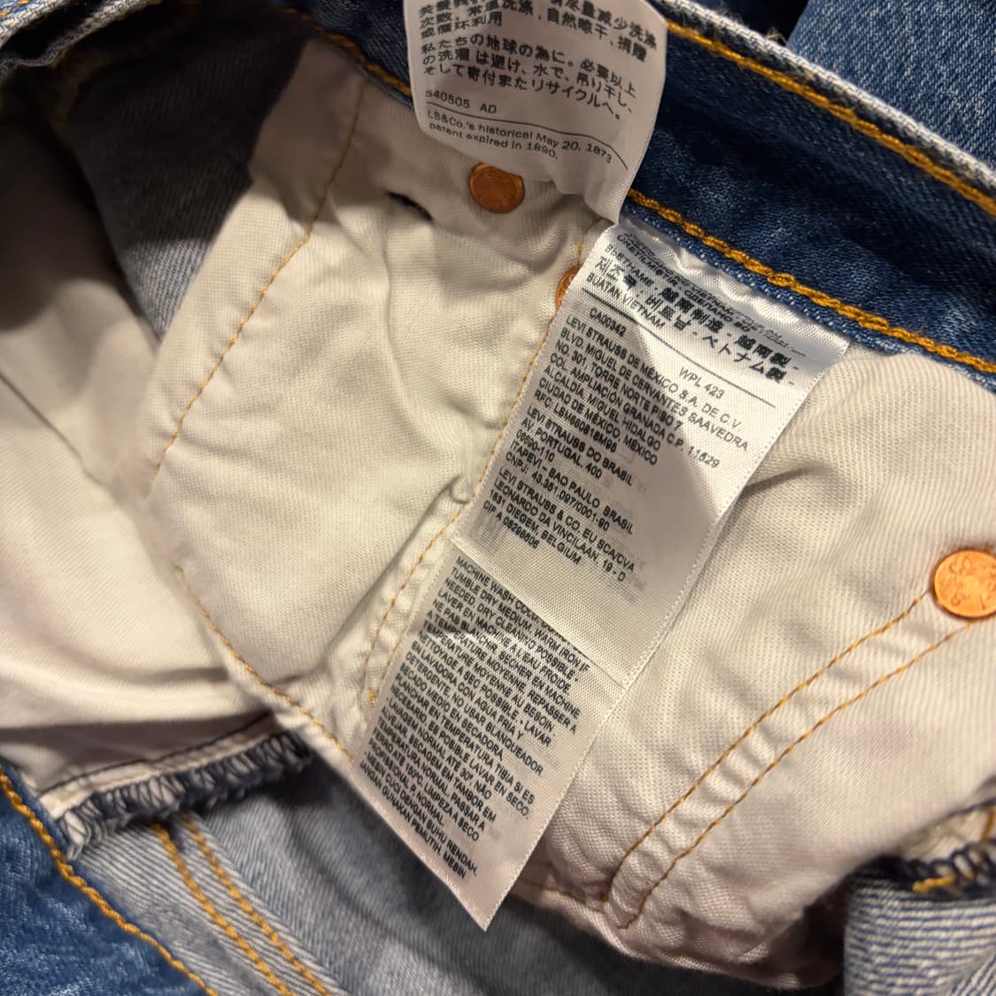 [32] 리바이스 501 93 청바지 데님 팬츠 C884 상품이미지7