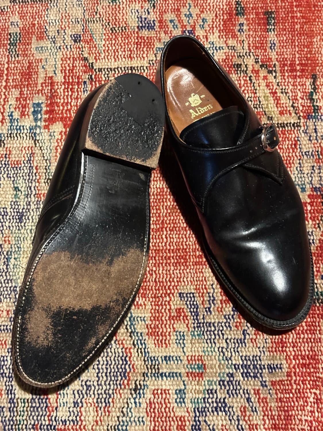 알든 코도반 싱글 몽크 스트랩 슈즈 상품이미지3