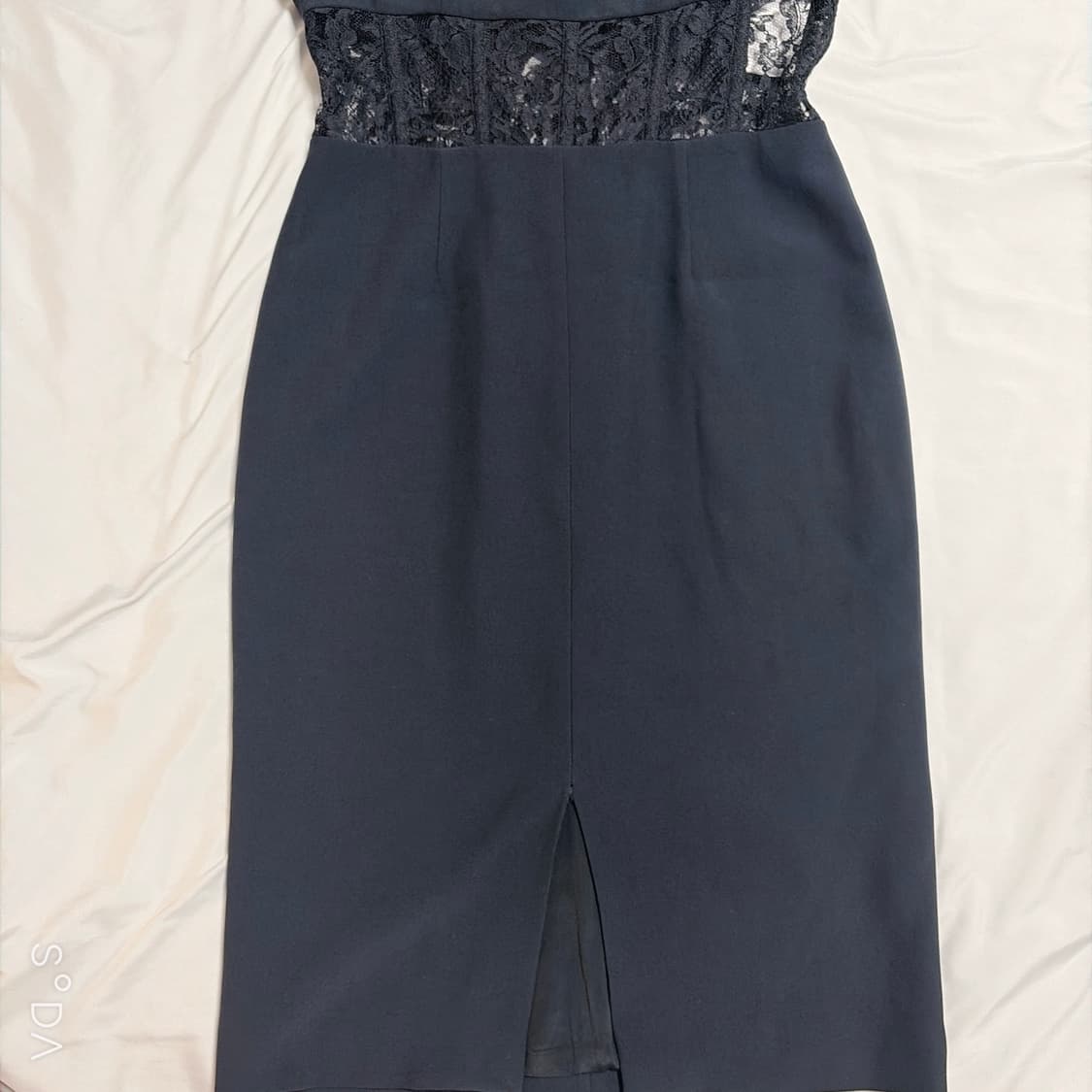 알렉산더맥퀸 블랙 레이스 포인트 나시 원피스 44 상품이미지4