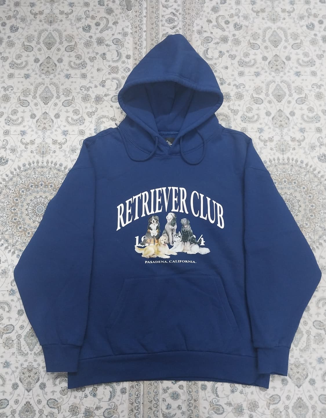 리트리버 클럽 후드티 네이비 L 상품이미지1