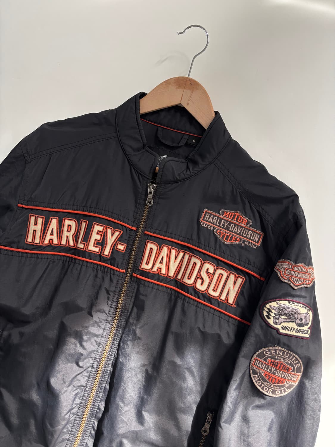 Harley Davidson 할리데이비슨 모터사이클 나일론 레이싱 자켓  상품이미지4