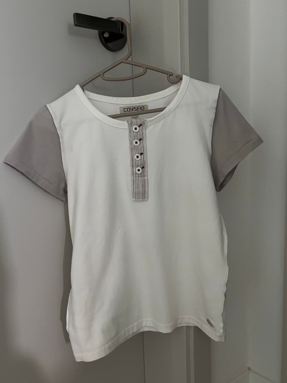 코이세이오 DUDU REVERSE T-SHIRT WHITE 곰팡이 반팔티 상품이미지2