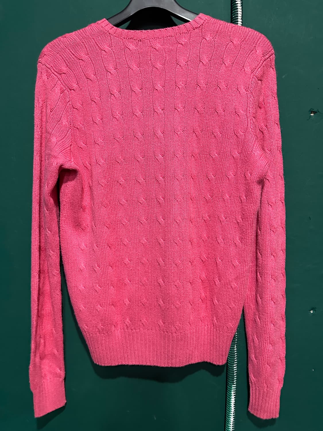 폴로 꽈베기니트 핑크 S 상품이미지6