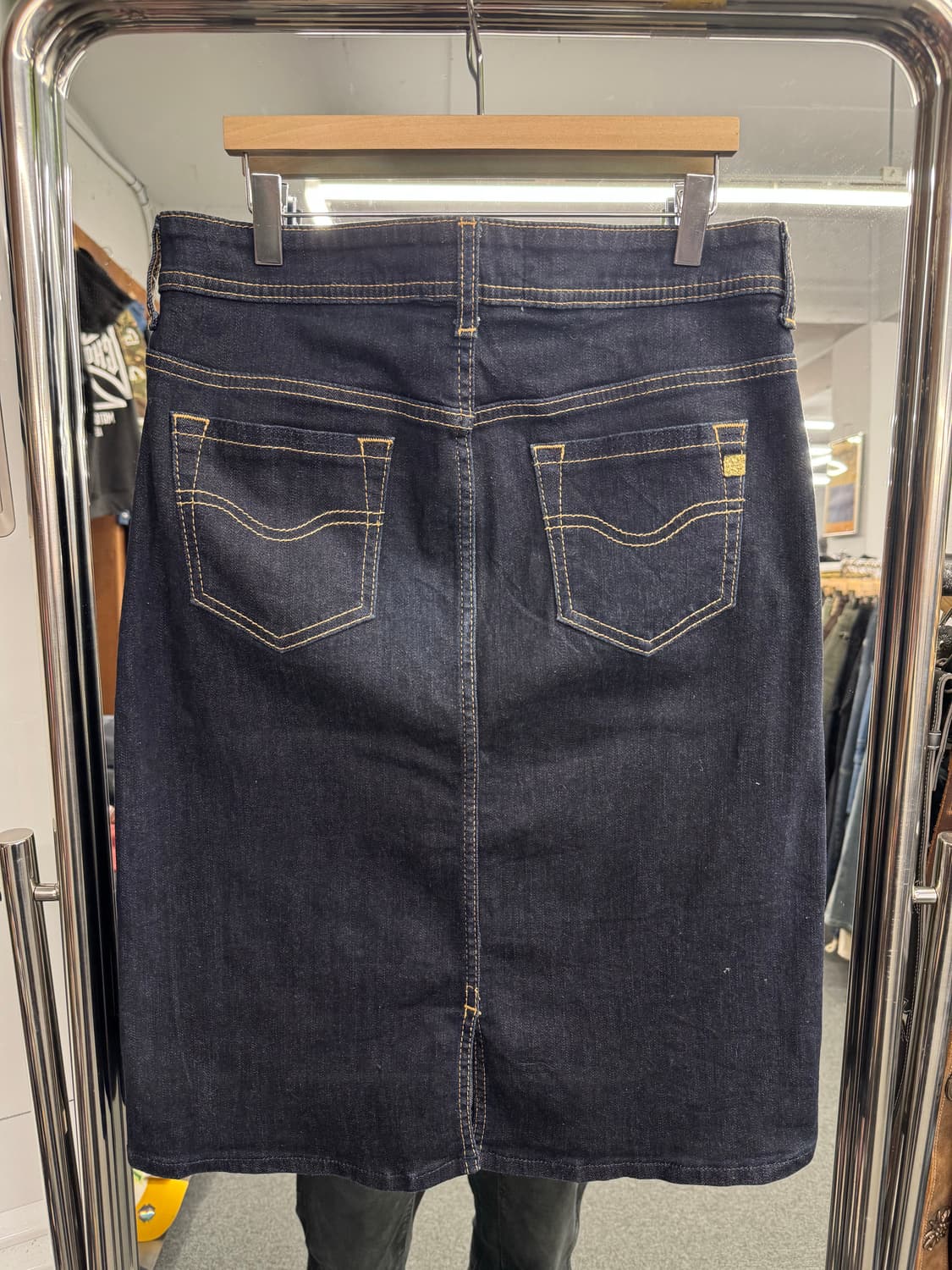 japanese vintage C17 데님 스커트 상품이미지3