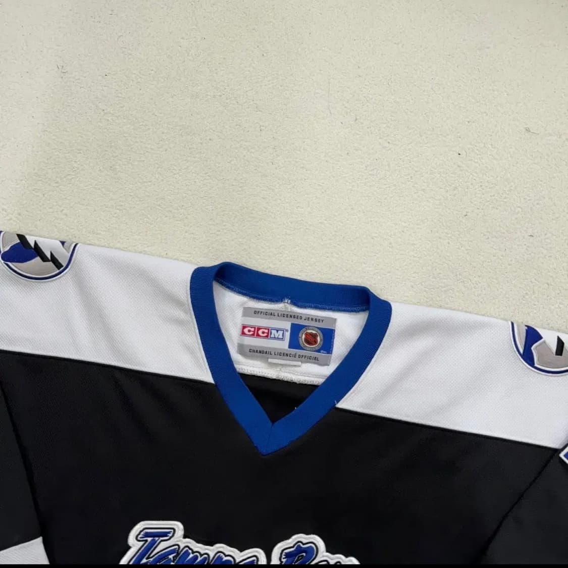 [2XL] CCM NHL 탬파베이 라이트닝 00s 하키 저지 상품이미지6