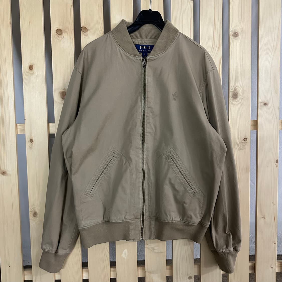 (M) 폴로 랄프로렌 베이지 코튼 블루종 자켓 상품이미지1
