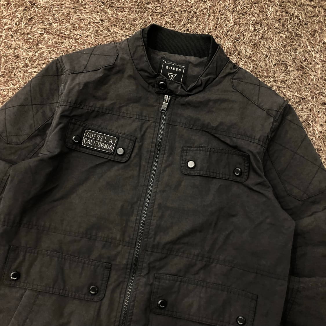 게스 쿼드포켓 바이커 자켓 상품이미지2