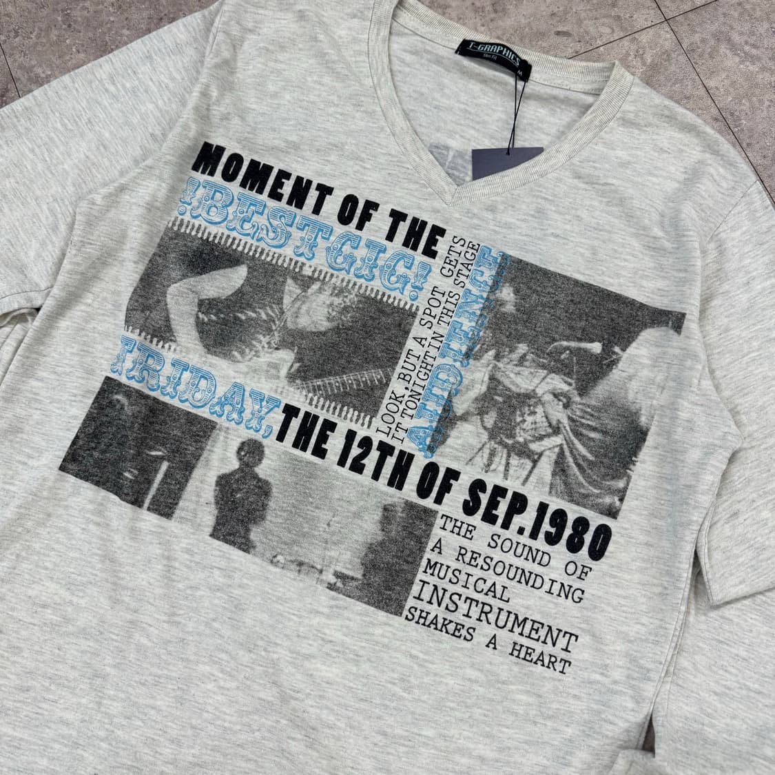 T-graphics 프린팅 그레이 롱슬리브 #csz515 상품이미지3