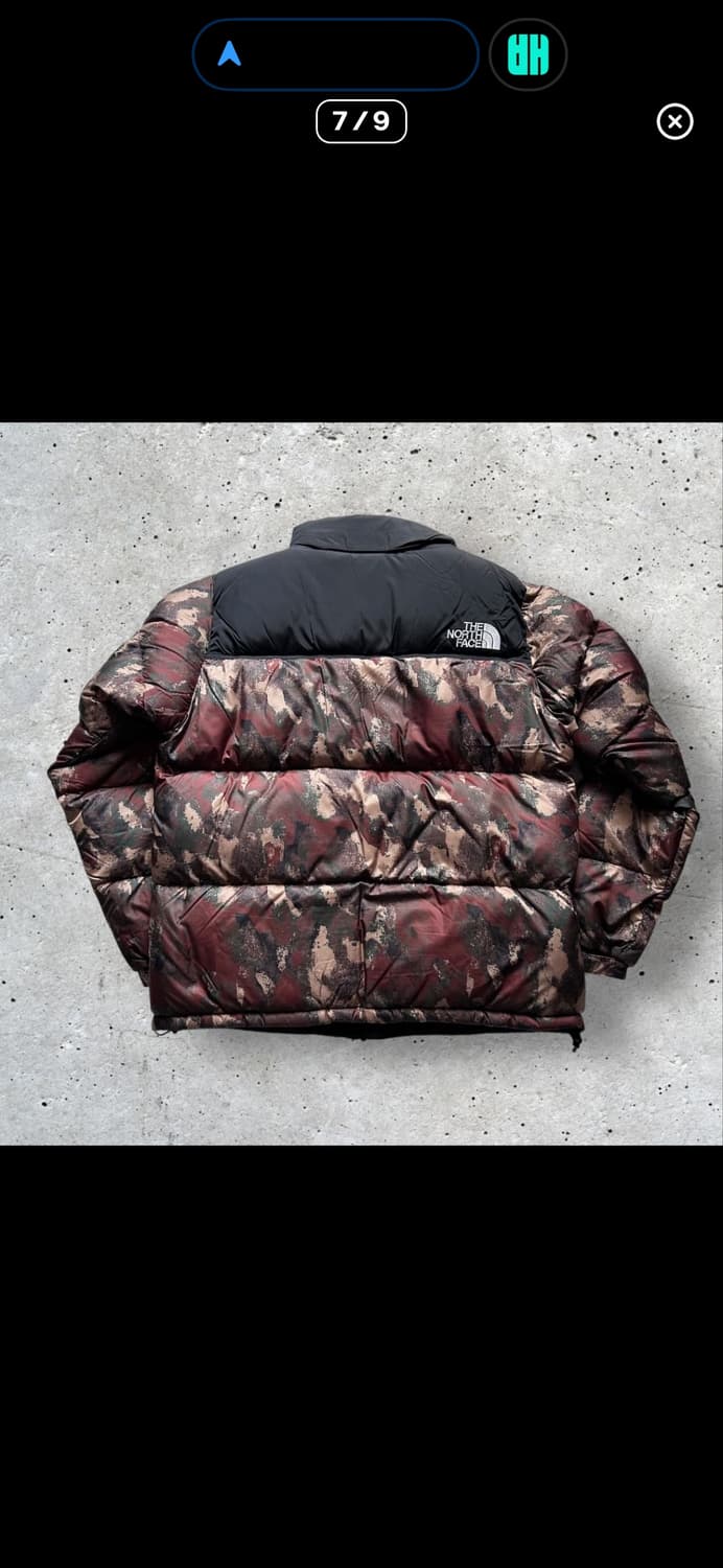 (새상품) 노스페이스 리얼트리 카모 눕시 패딩 일본판 상품이미지4