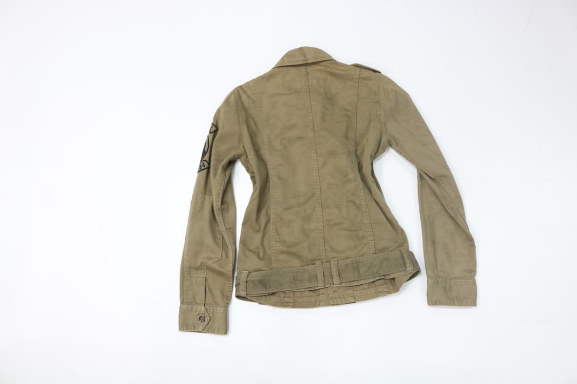 히스테릭 글래머 빈티지 와펜 패치 밀리터리 벨티드 자켓 상품이미지7