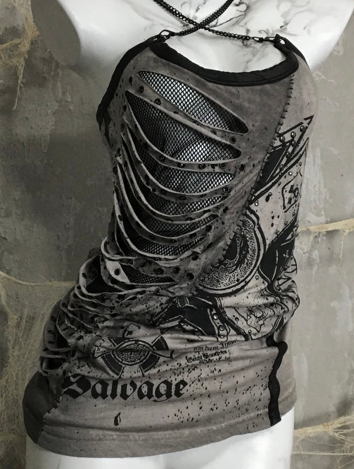 Salvage Chain Detail Onepiece 상품이미지4