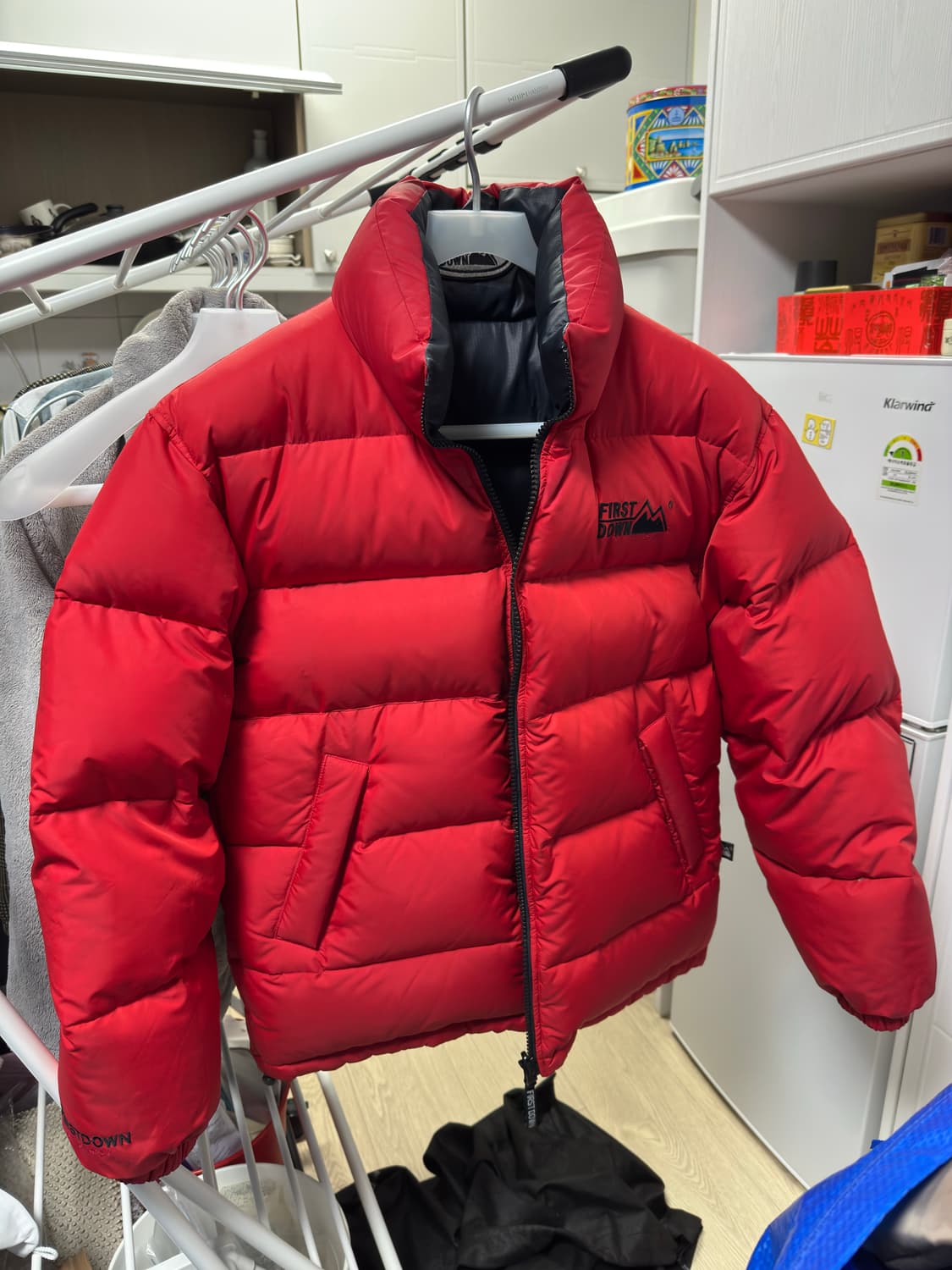 90s 퍼스트다운 USA 다운 리버시블 푸퍼 패딩 자켓 상품이미지2