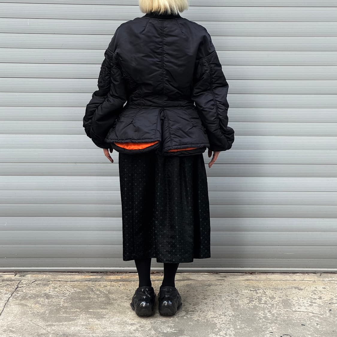 Nylon Corseted Bomber Jacket 상품이미지10