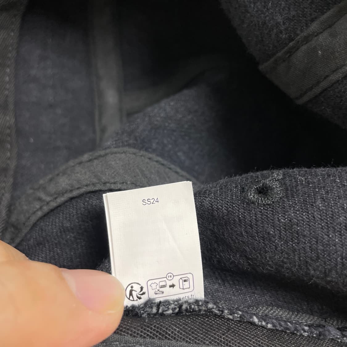 슈프림 데님 캠프캡 블랙 24SS 상품이미지8