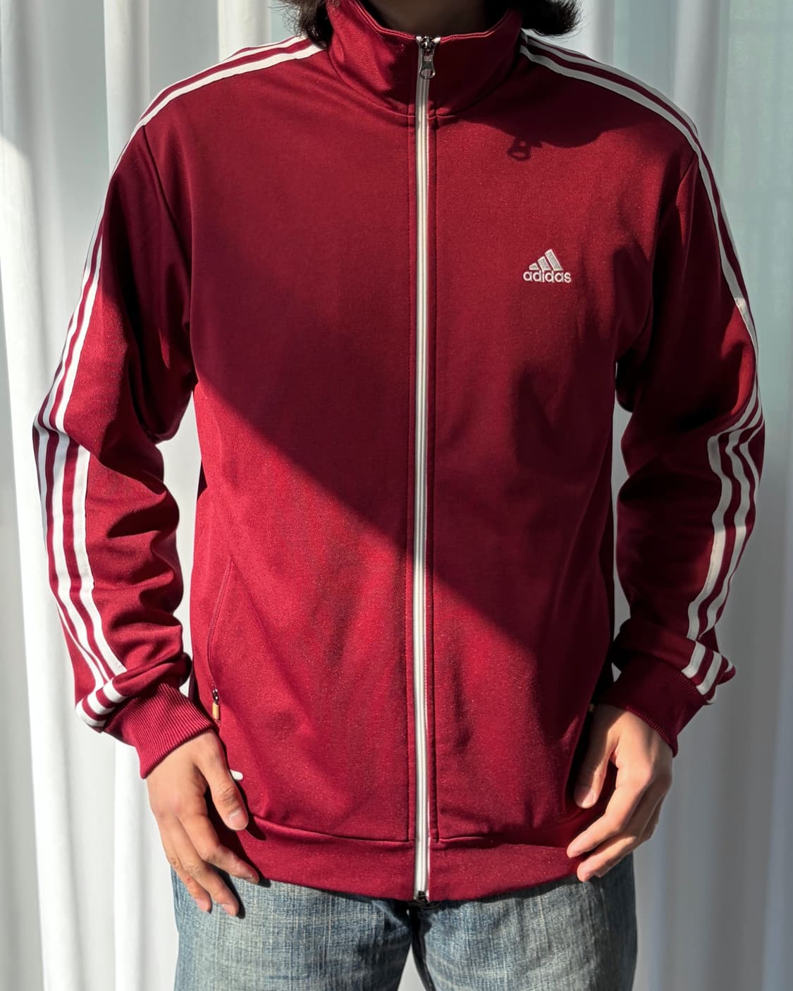 [XL]아디다스 대장 버건디 클래식 트랙탑 져지 상품이미지2